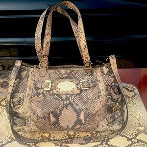 Michael Kors snakeskin bag